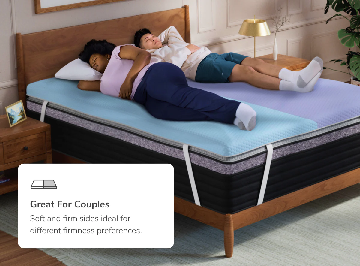 Dual Comfort Mattress Topper with GlacioTex - Image 3