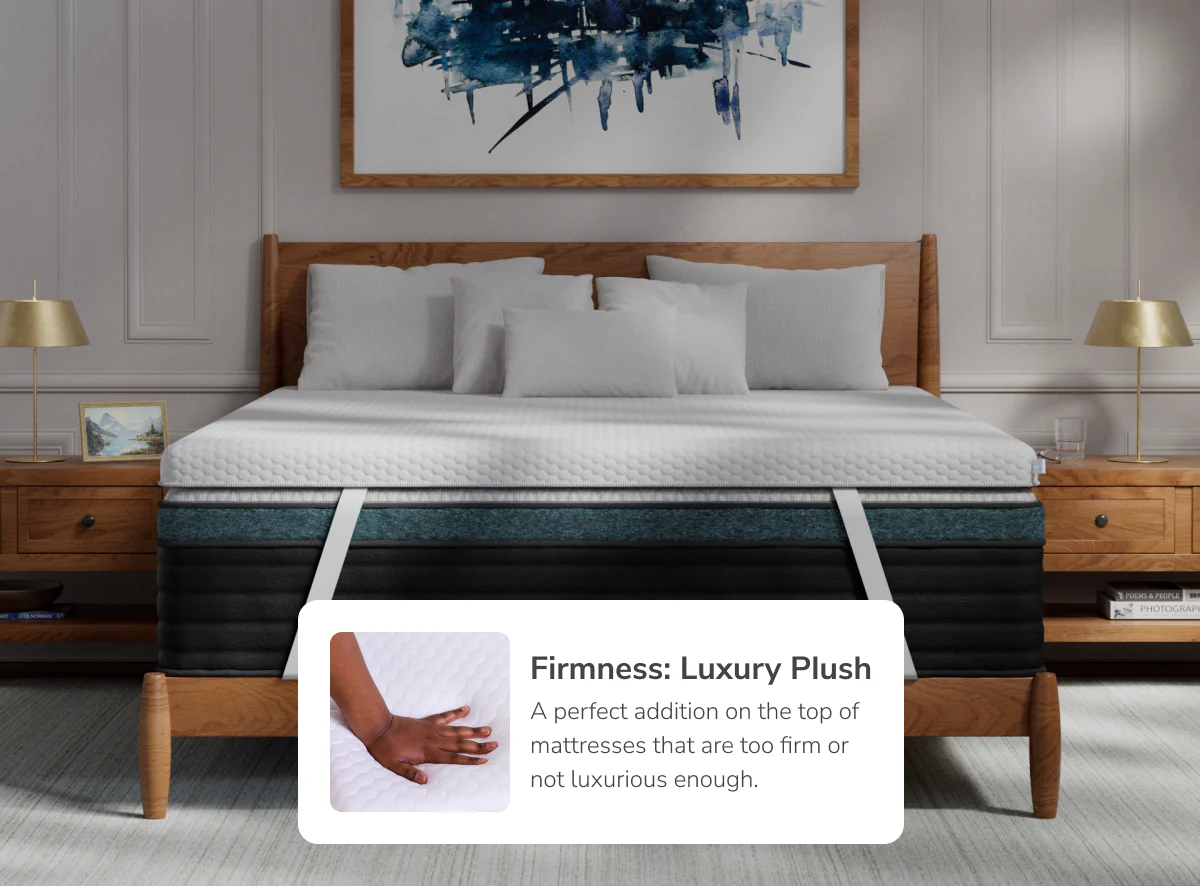 Premium Memory Foam Mattress Topper with GlacioTex - Image 4